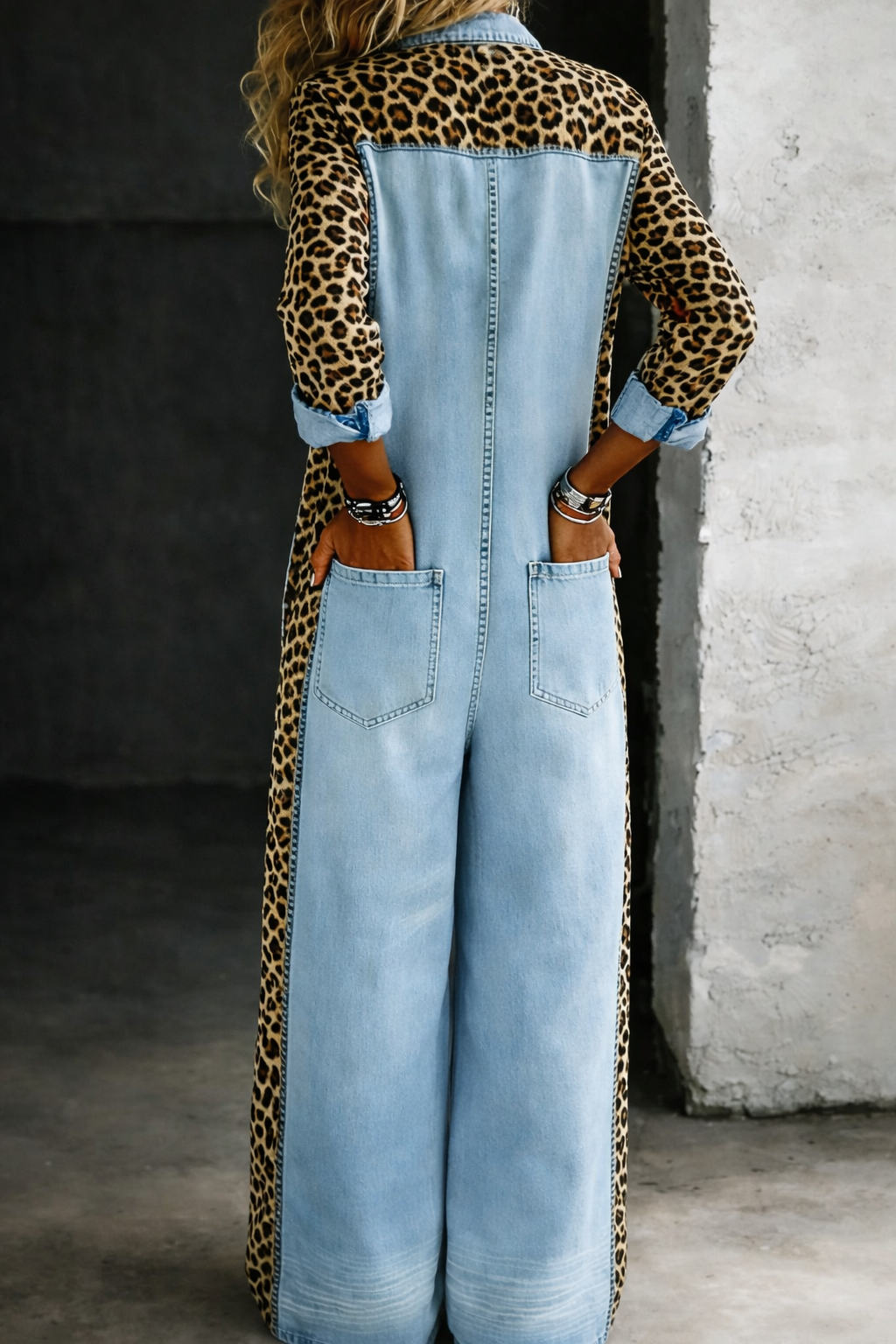 Amanda | Afslappet denimjumpsuit