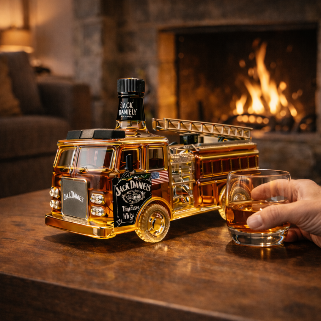 Whiskyflaske – Brandbil, 500 ml – billede 7