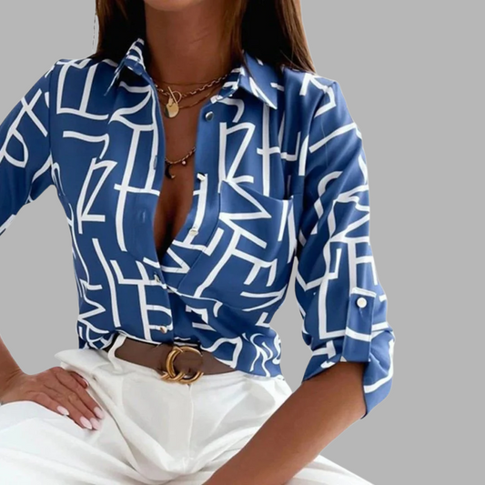 Emmy | Elegant bluse med krave