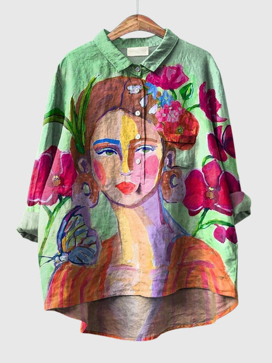 Lily | Moderne linnedskjorte