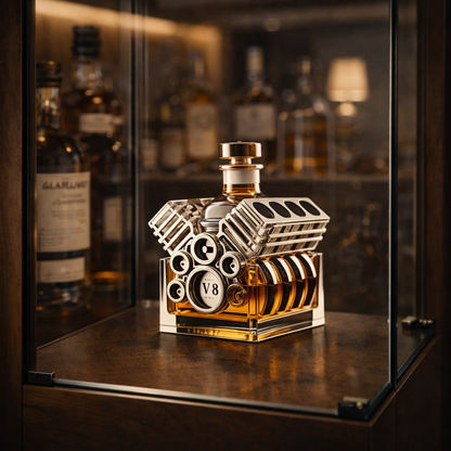 Whiskyflaske – Motorcykel, 500 ml – billede 3