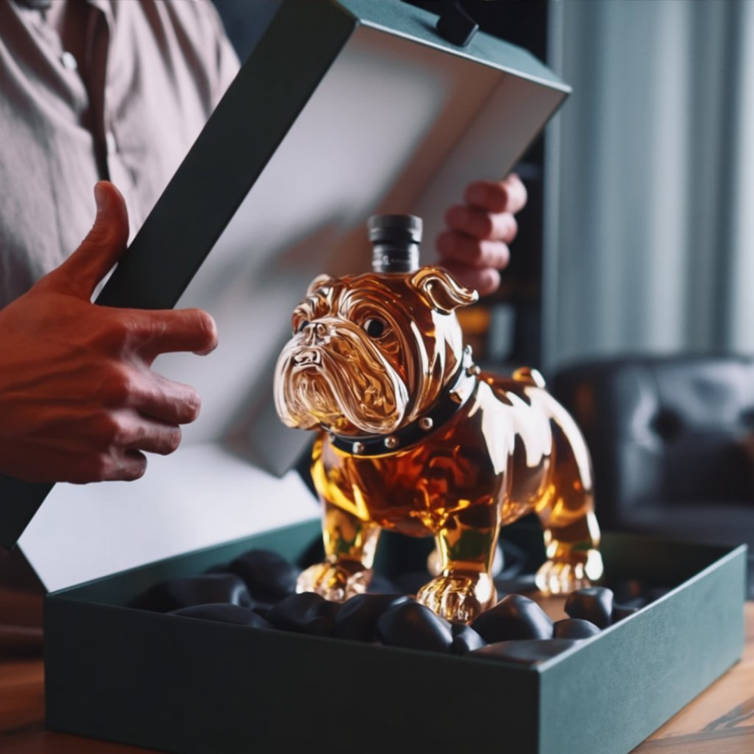 Whiskyflaske – Bulldog, 500 ml – billede 4