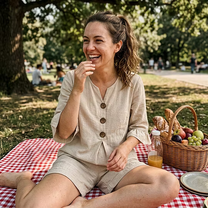 Gisela | Luftigt sommersæt i bomuld