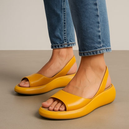 Isabelle | Elegante sandaler med lav kilehæl