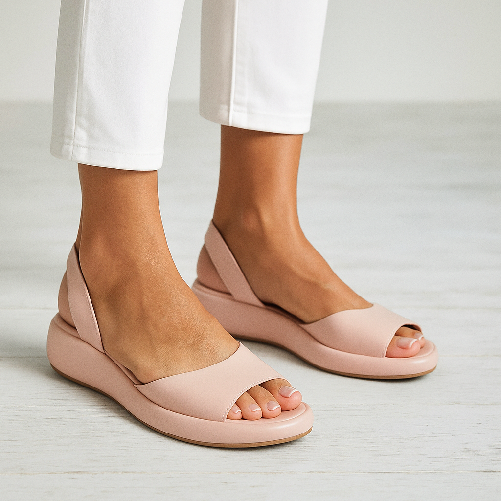 Isabelle | Elegante sandaler med lav kilehæl