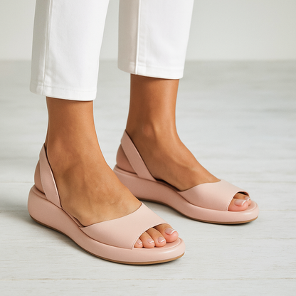 Isabelle | Elegante sandaler med lav kilehæl