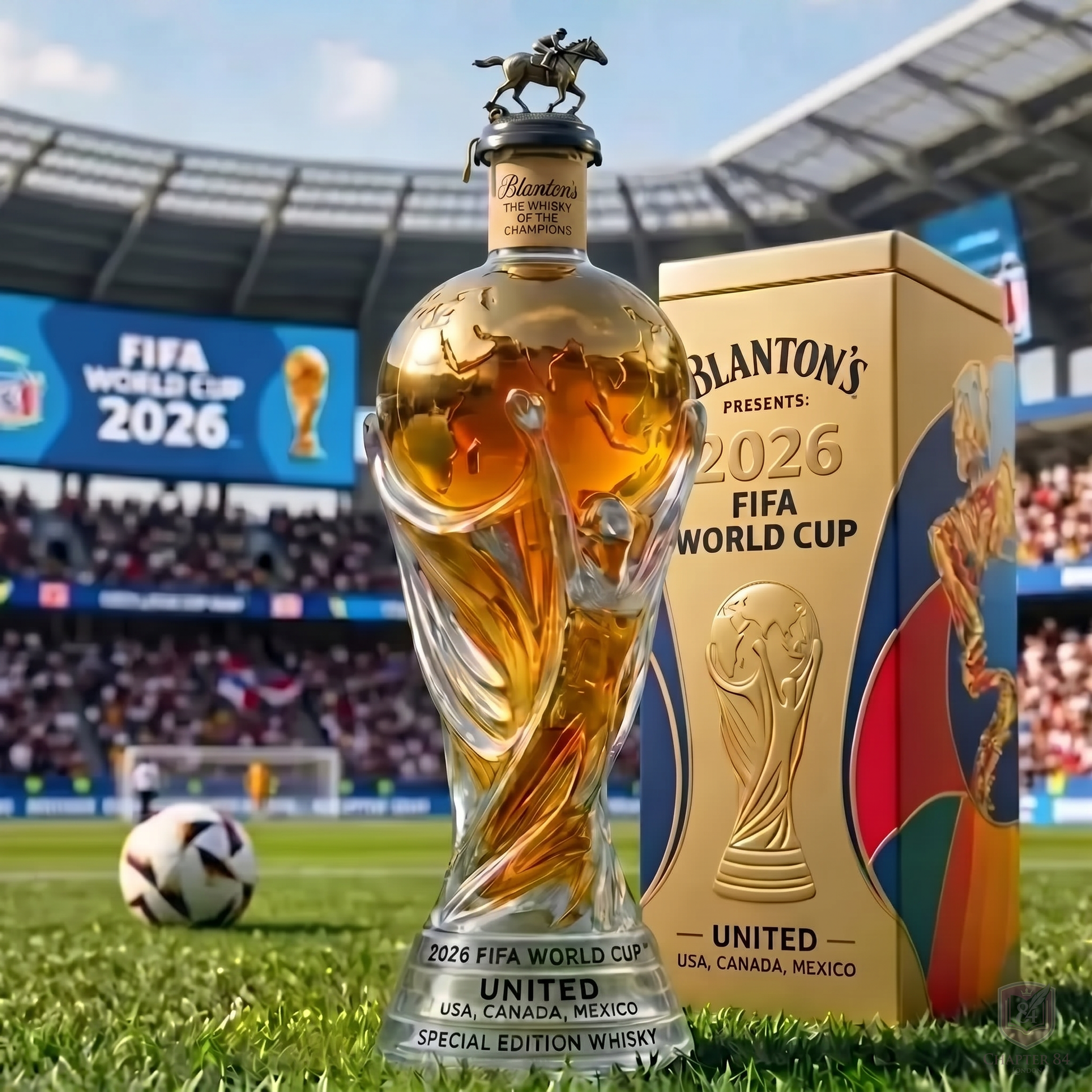 Whiskykaraf – VM-trofæ 2026, 750 ml – billede 5