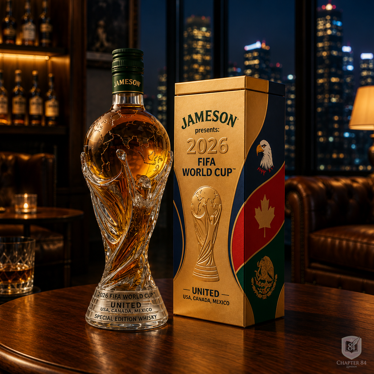 Whiskykaraf – VM-trofæ 2026, 750 ml – billede 4