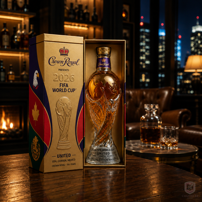 Whiskykaraf – VM-trofæ 2026, 750 ml – billede 2