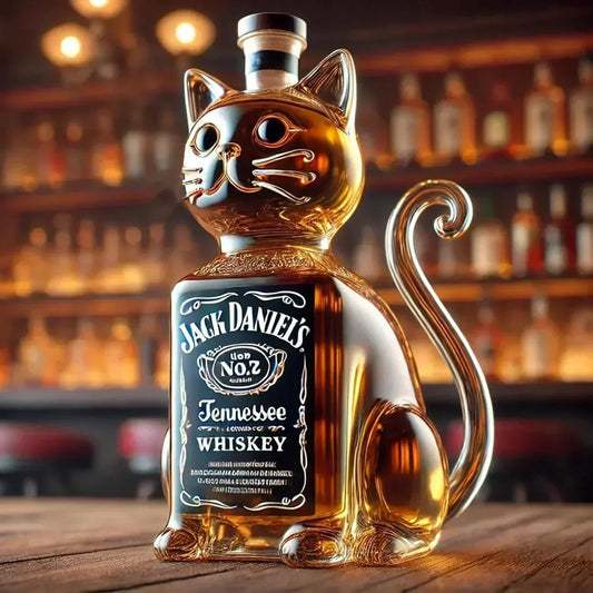 Whiskyflaske – Kat, 500 ml – billede 1