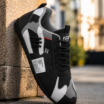 Mads | Retro sneakers med markante farveblokke