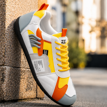 Mads | Retro sneakers med markante farveblokke
