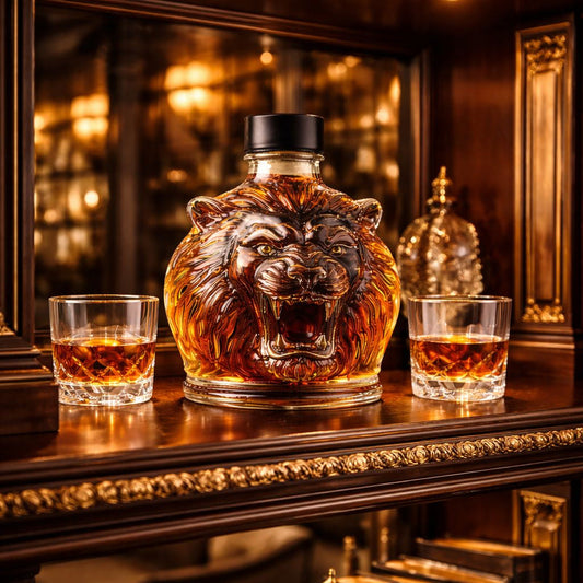 Whiskyflaske – Løve, 500 ml – billede 1