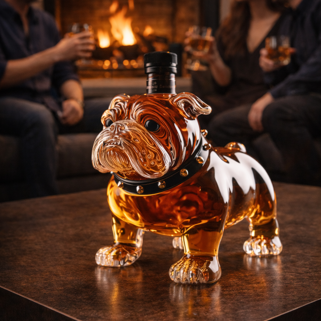 Whiskyflaske – Bulldog, 500 ml – billede 1