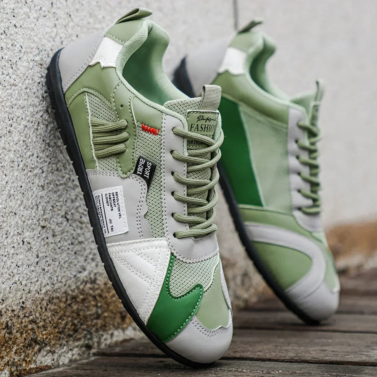 Mads | Retro sneakers med markante farveblokke