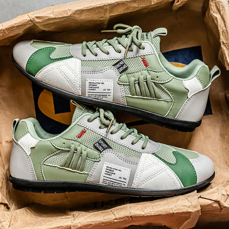 Mads | Retro sneakers med markante farveblokke