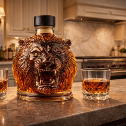 Whiskyflaske – Løve, 500 ml – billede 5