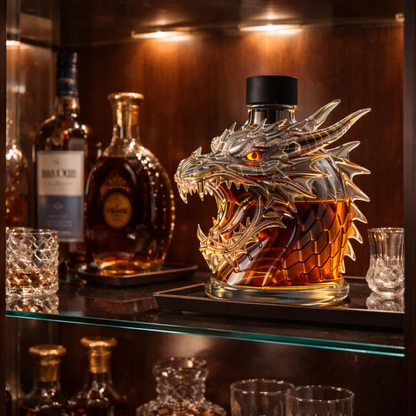 Whiskyflaske – Dragekranie, 500 ml – billede 2