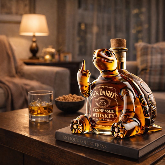 Whiskyflaske – Skildpadde, 500 ml – billede 1