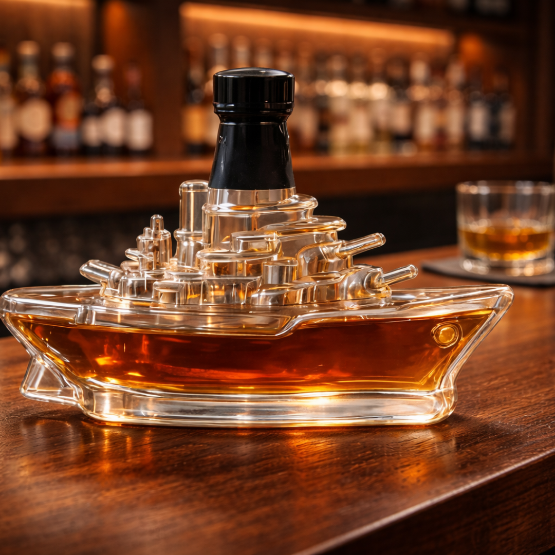 Whiskyflaske – Marineudgave, 500 ml – billede 4