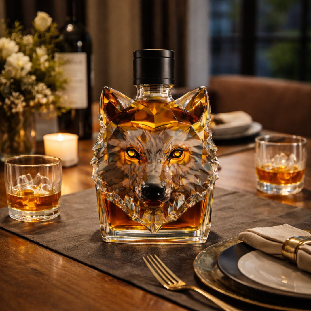 Whiskyflaske – Ulvehoved, 500 ml – billede 8