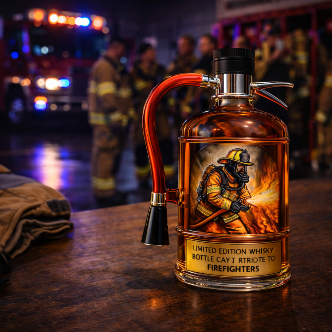 Whiskyflaske – Brandslukker, 500 ml – billede 4