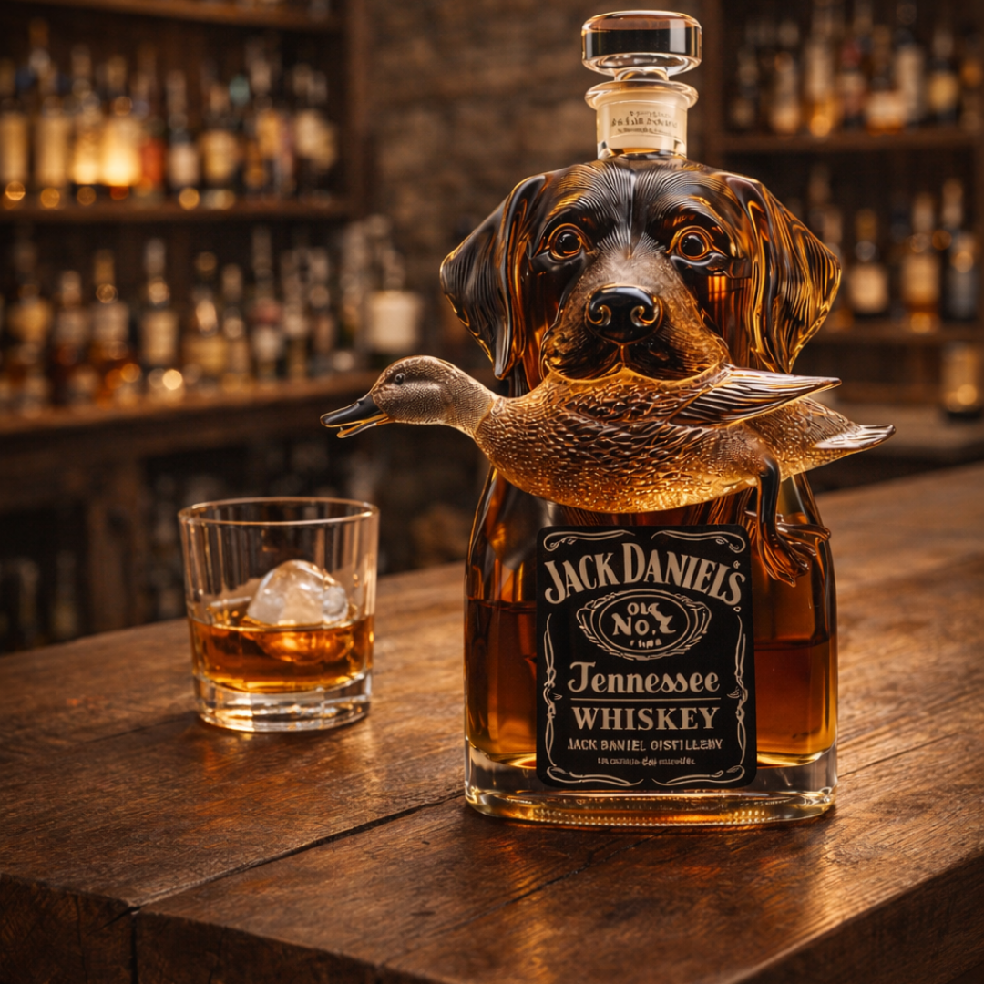 Whiskyflaske – Vildgås, 500 ml – billede 2