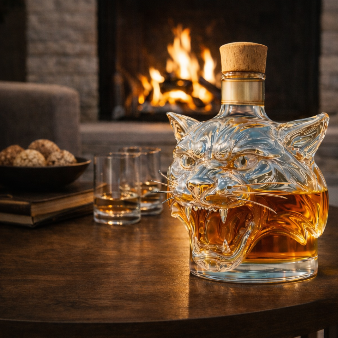Whiskyflaske – Tiger, 500 ml – billede 5