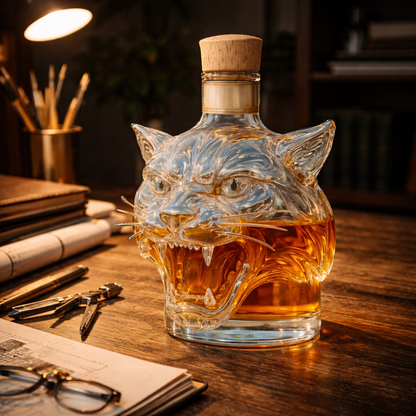 Whiskyflaske – Tiger, 500 ml – billede 6