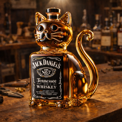 Whiskyflaske – Kat, 500 ml – billede 6