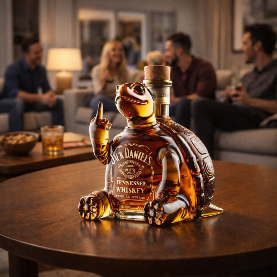 Whiskyflaske – Skildpadde, 500 ml – billede 8