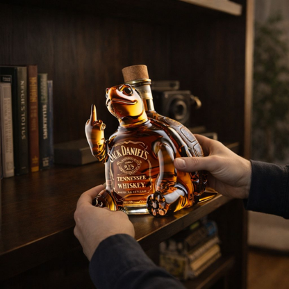 Whiskyflaske – Skildpadde, 500 ml – billede 6