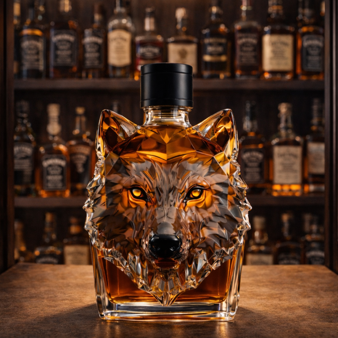Whiskyflaske – Ulvehoved, 500 ml – billede 6