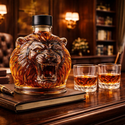 Whiskyflaske – Løve, 500 ml – billede 7
