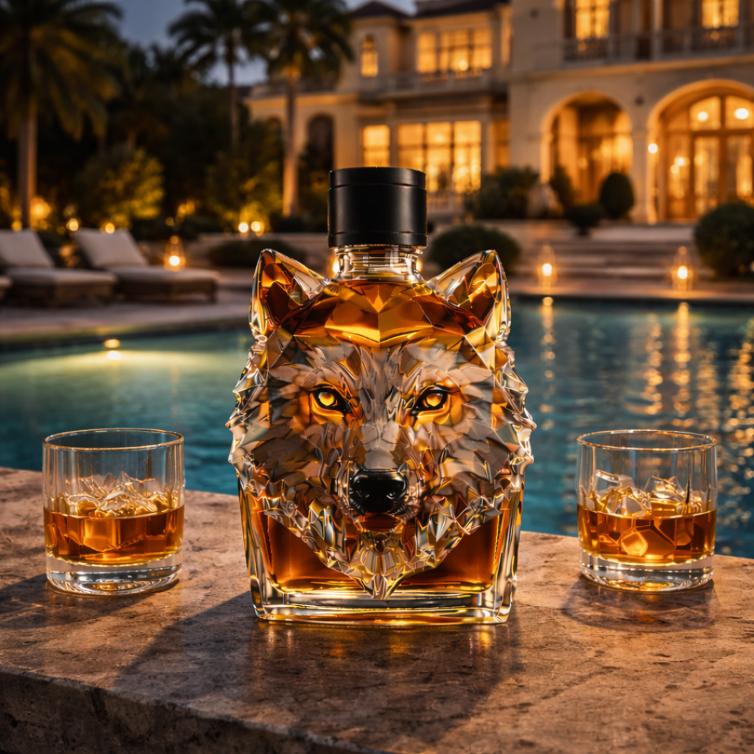Whiskyflaske – Ulvehoved, 500 ml – billede 5