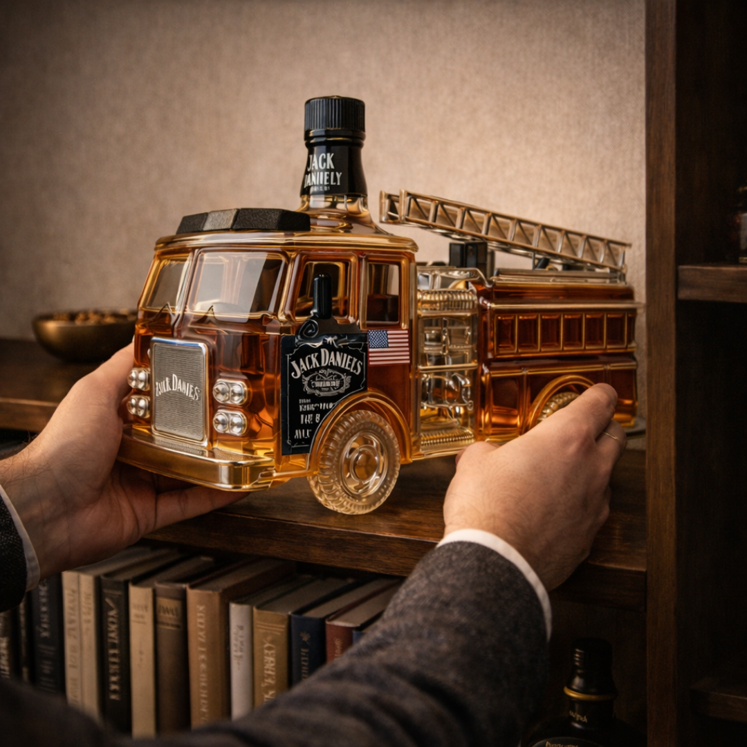 Whiskyflaske – Brandbil, 500 ml – billede 4