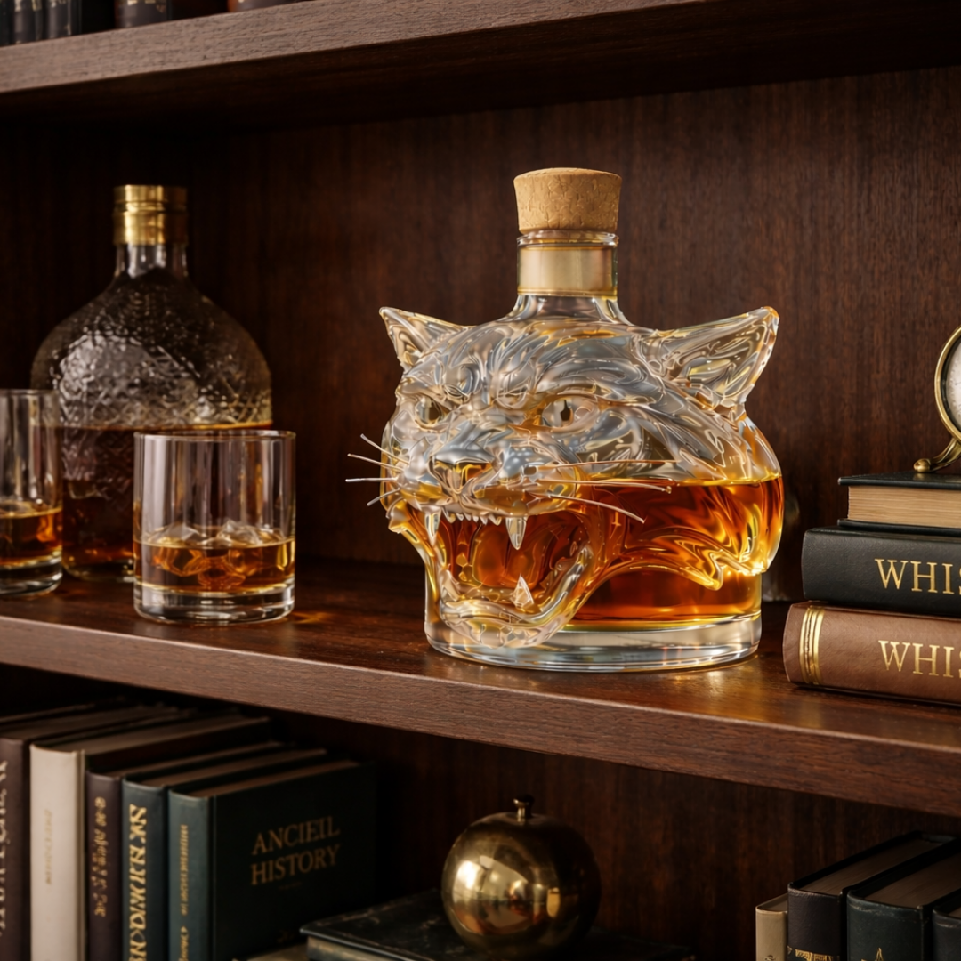 Whiskyflaske – Tiger, 500 ml – billede 4