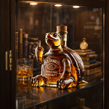 Whiskyflaske – Skildpadde, 500 ml – billede 3