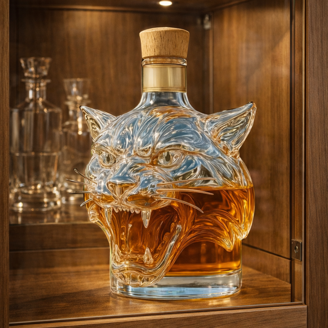 Whiskyflaske – Tiger, 500 ml – billede 8
