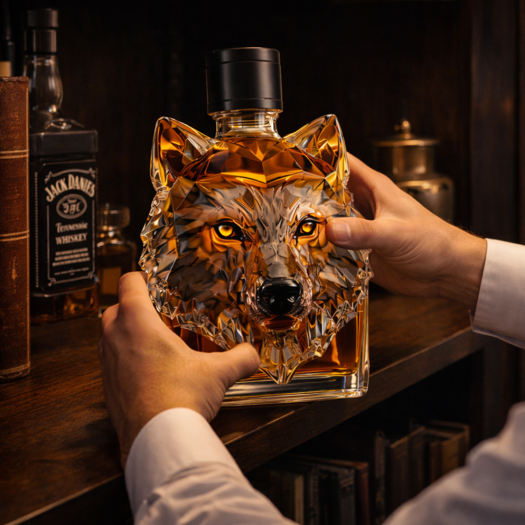 Whiskyflaske – Ulvehoved, 500 ml – billede 4
