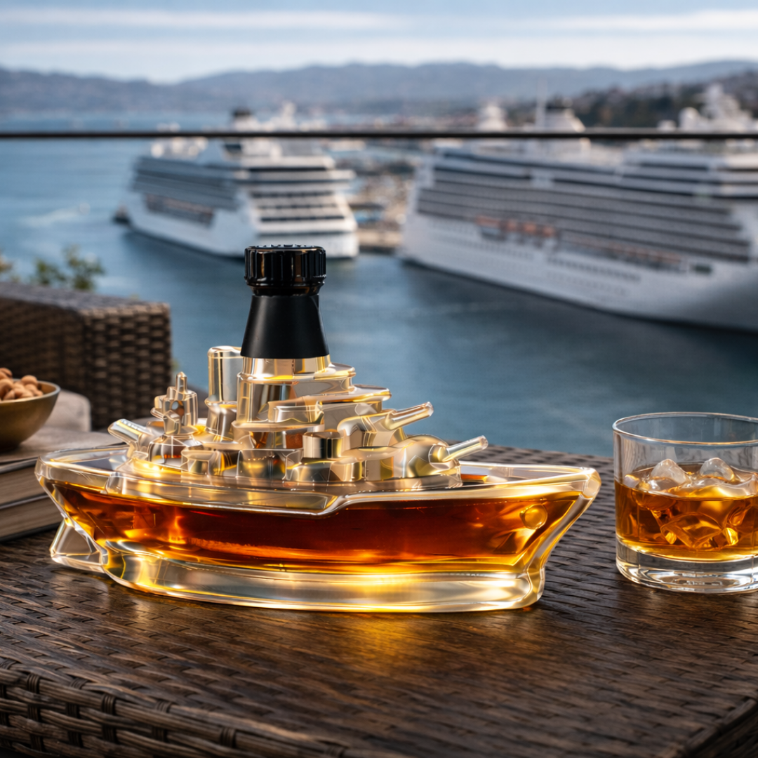 Whiskyflaske – Marineudgave, 500 ml – billede 2
