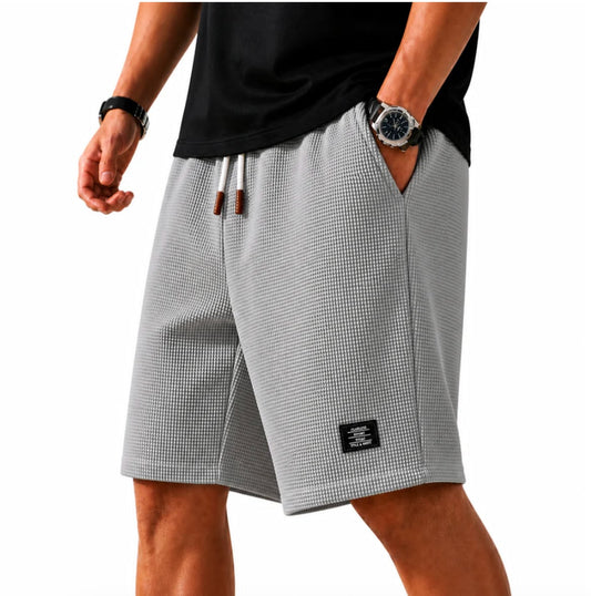 Caz | Bermuda Shorts i Waffle-Stof