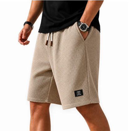 Caz | Bermuda Shorts i Waffle-Stof