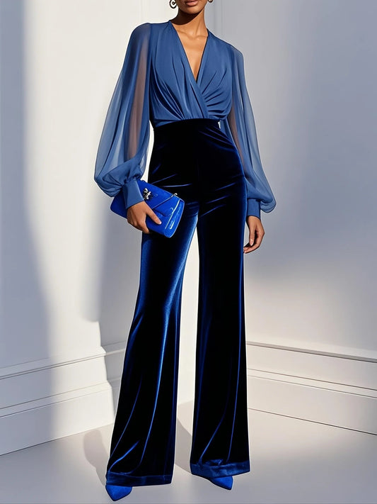Camille | Elegant sæt i fløjlslook