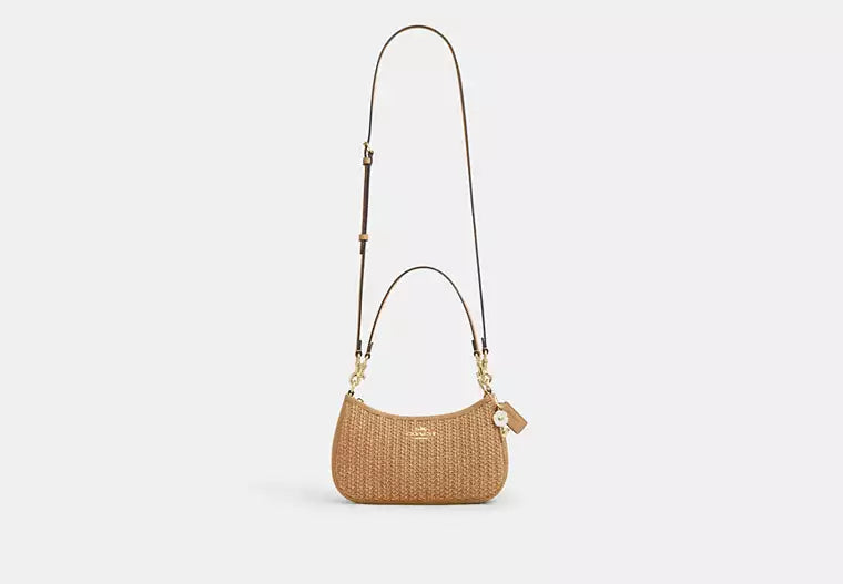 Coach Teri | Flettet skuldertaske med charm