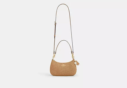 Coach Teri | Flettet skuldertaske med charm