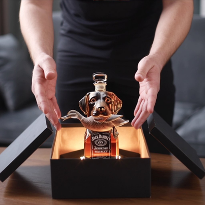Whiskykaraf – Jagthund med vildand – billede 5