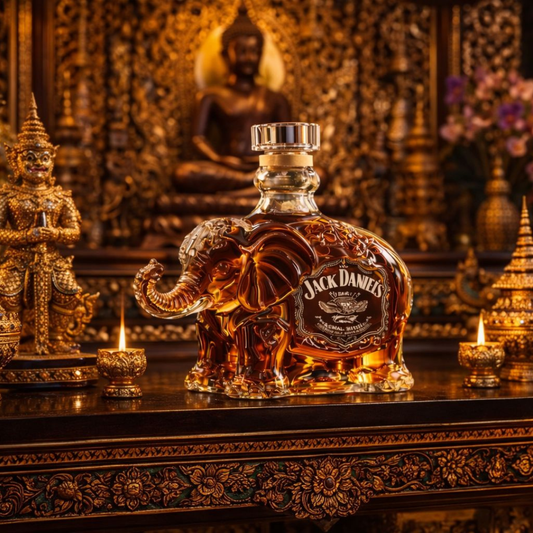 Whiskykaraf – Elefantudgave – billede 1