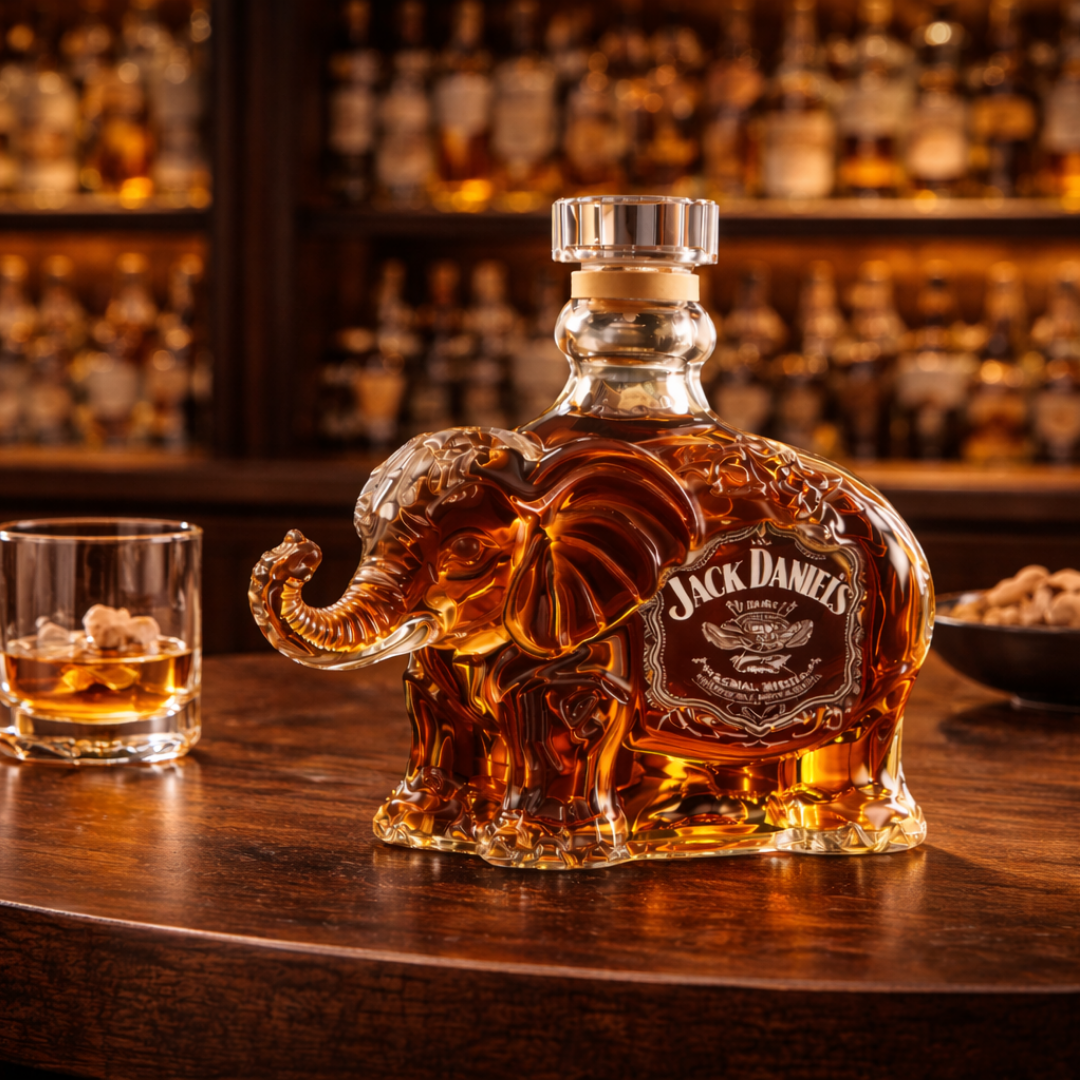 Whiskykaraf – Elefantudgave – billede 5