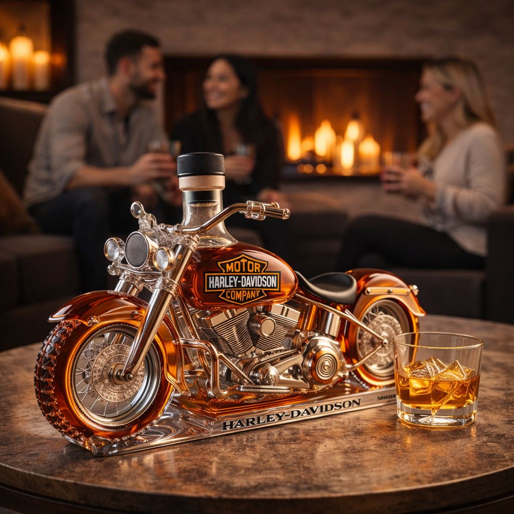 Whiskykaraf – Harley-Davidson-udgave – billede 3
